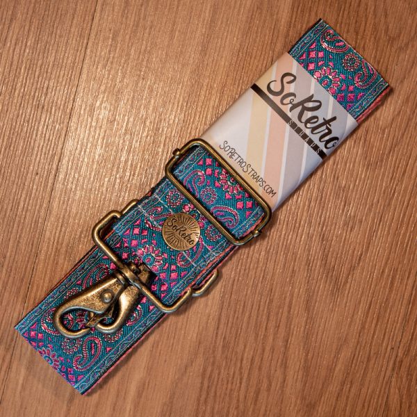 Paisley Paradise - Leather Free Bag or Camera Strap