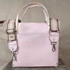 SoRetro FYG Leather Crossbody Tote - Pink Piglet with Gila River on Olive