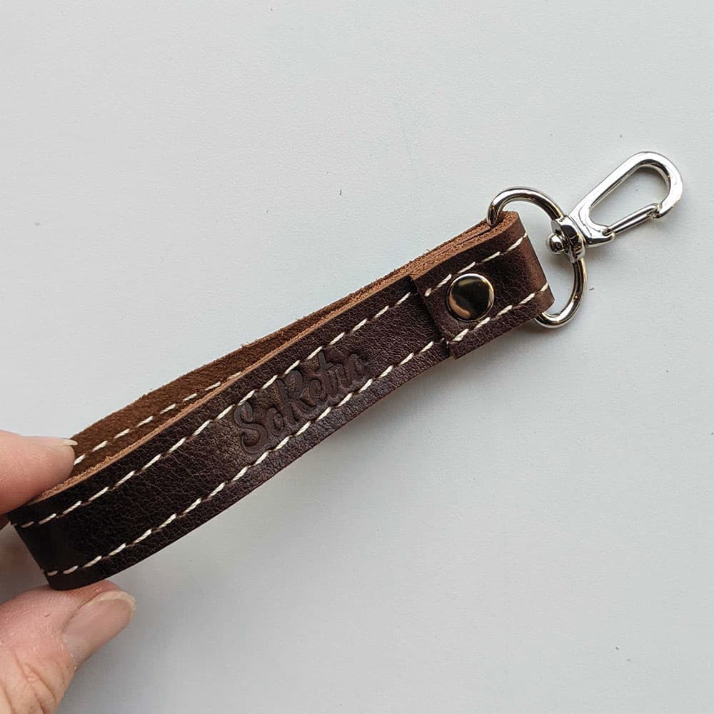 SoRetro PLG Upcycled Keychain Grizzly 001 SoRetro Straps Custom