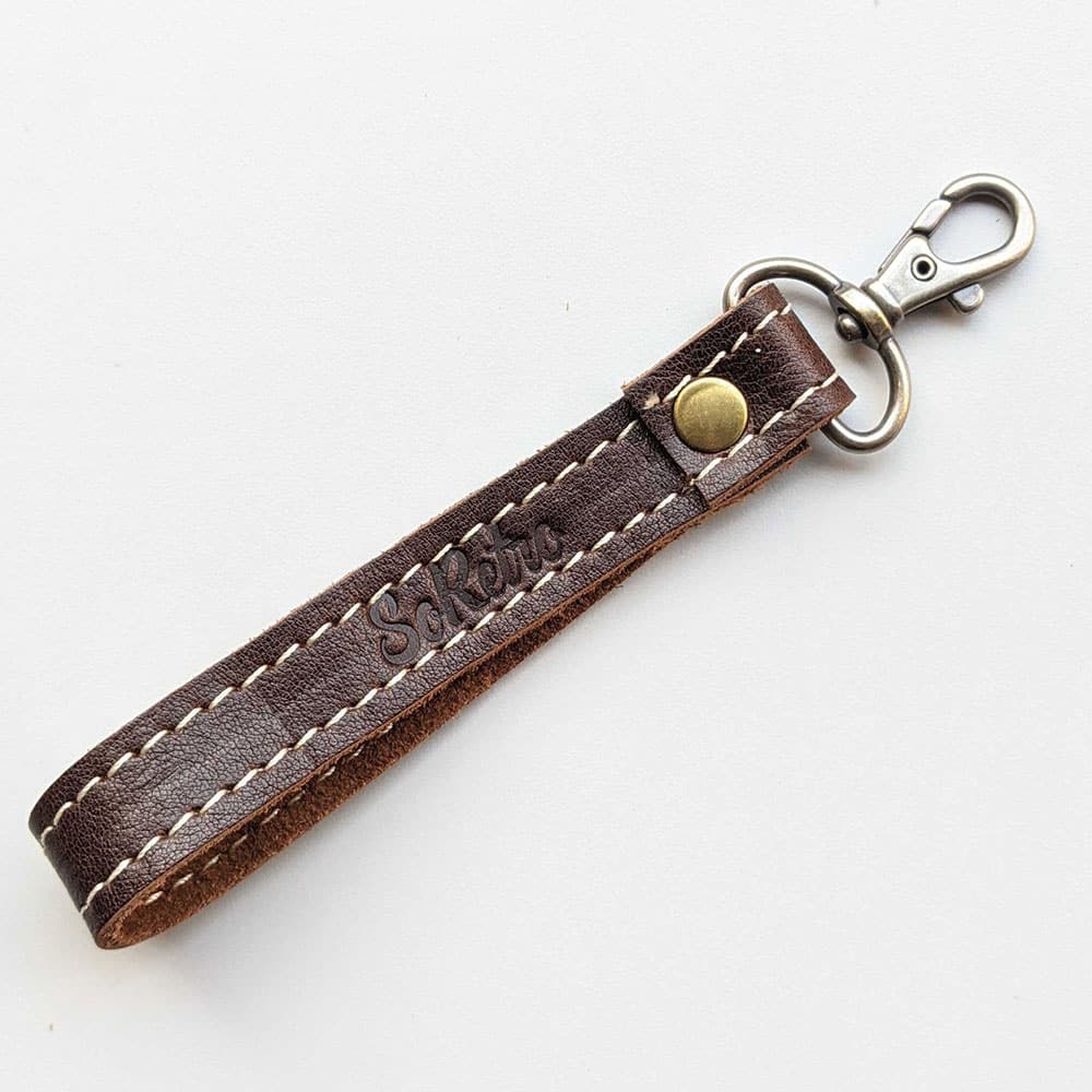 SoRetro PLG Upcycled Keychain Grizzly 002 SoRetro Straps Custom