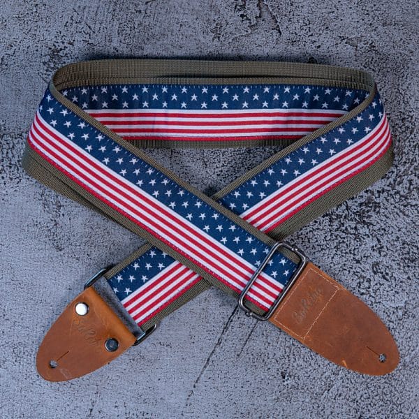 American Flag - Guitar Strap