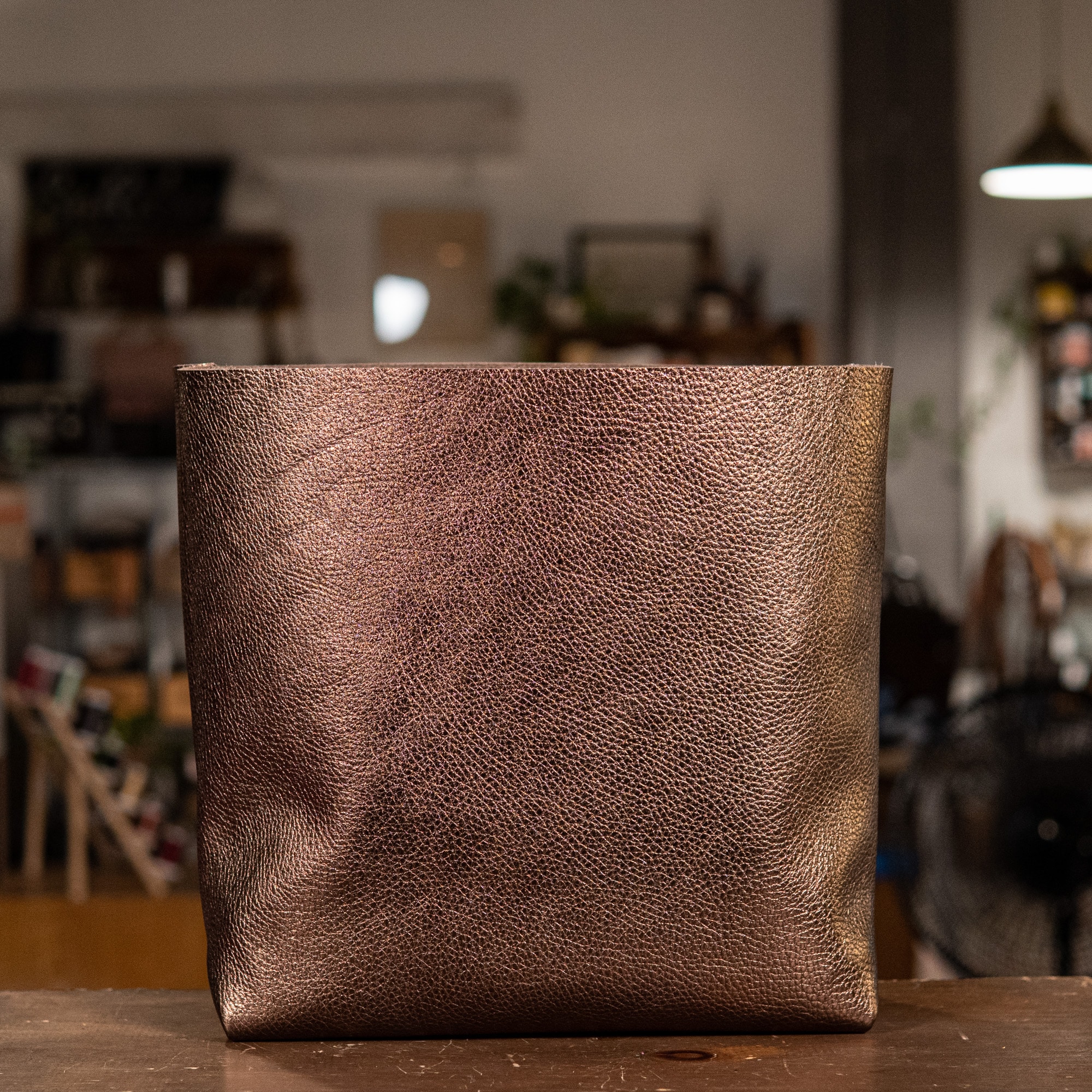 Perfect FYG Leather Crossbody Tote Spray Tan with Zug Island on Dark