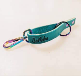 Alternative view of SoRetro Handle Leather Keychain