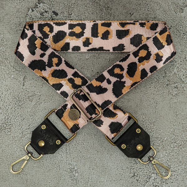 Pink Illegal Leopard - Bag or Camera Strap