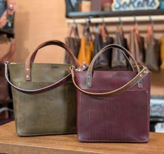 SoRetro Fixed Length Leather Grabby Strap - Your Choice of Hardware Color