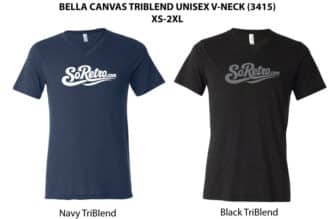 SoRetro Limited Edition Swash - Bella Canvas TriBlend V-Neck Tee