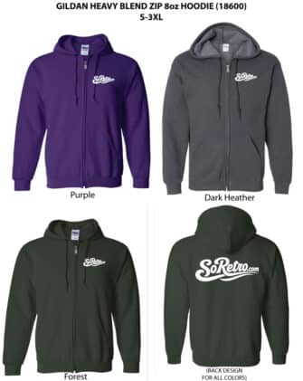 SoRetro Limited Edition Swash - Gildan Zip Hooded Sweatshirt