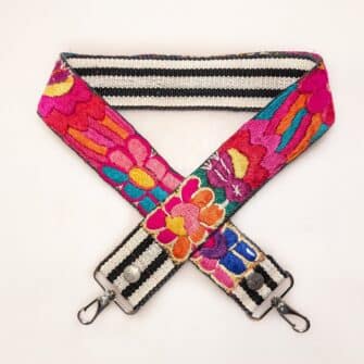 SoRetro Solana Fixed Length #9 – SuperWide – Silver – Leather Free – Purse, Bag, or Camera Strap
