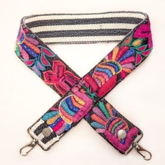 SoRetro Solana Fixed Length #10 – SuperWide – Silver – Leather Free – Purse, Bag, or Camera Strap